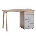 **Moderne bureau met laden en kabelbeheer**