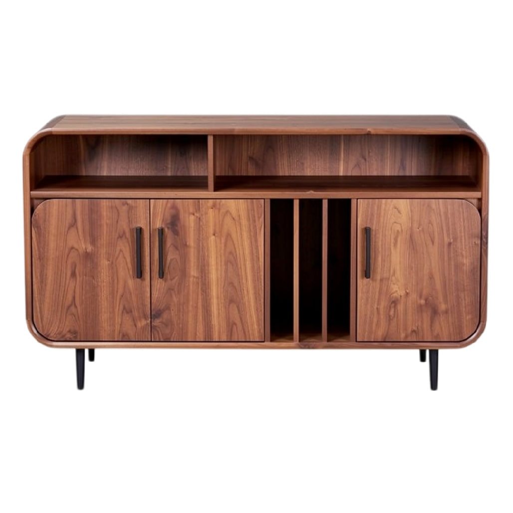 **Technische Titel in het Nederlands: Moderne houten tv-meubel met opbergruimte**